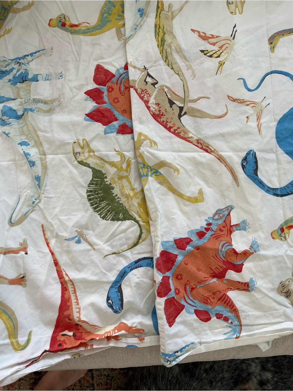 Pottery Barn Kids Dinosaur Pillowcases Bright Dinosaur Pillowcases Pottery Barn
